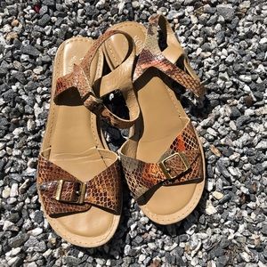 Kork Ease Terrie snakeskin multi color sandals 6